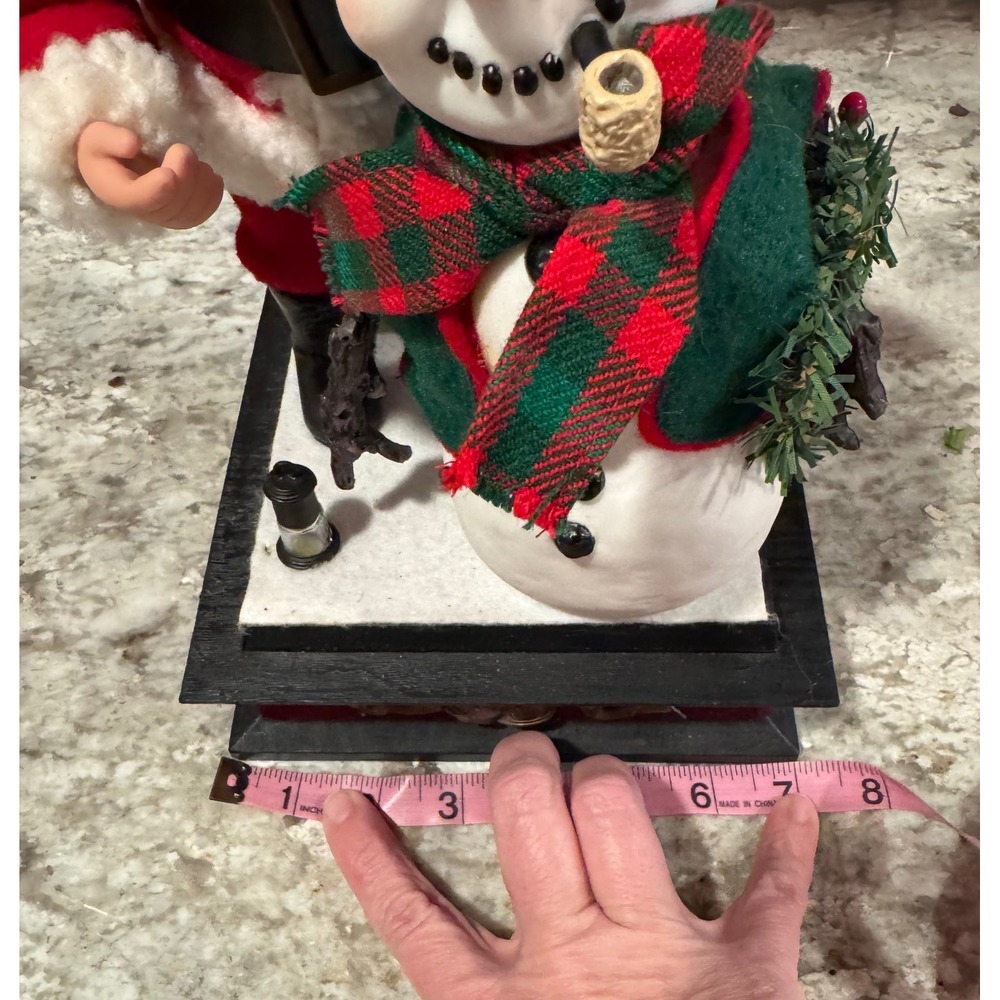 Holiday Creations Santa Claus with Snowman Christmas Animated Musical Display - Picture 11 of 12